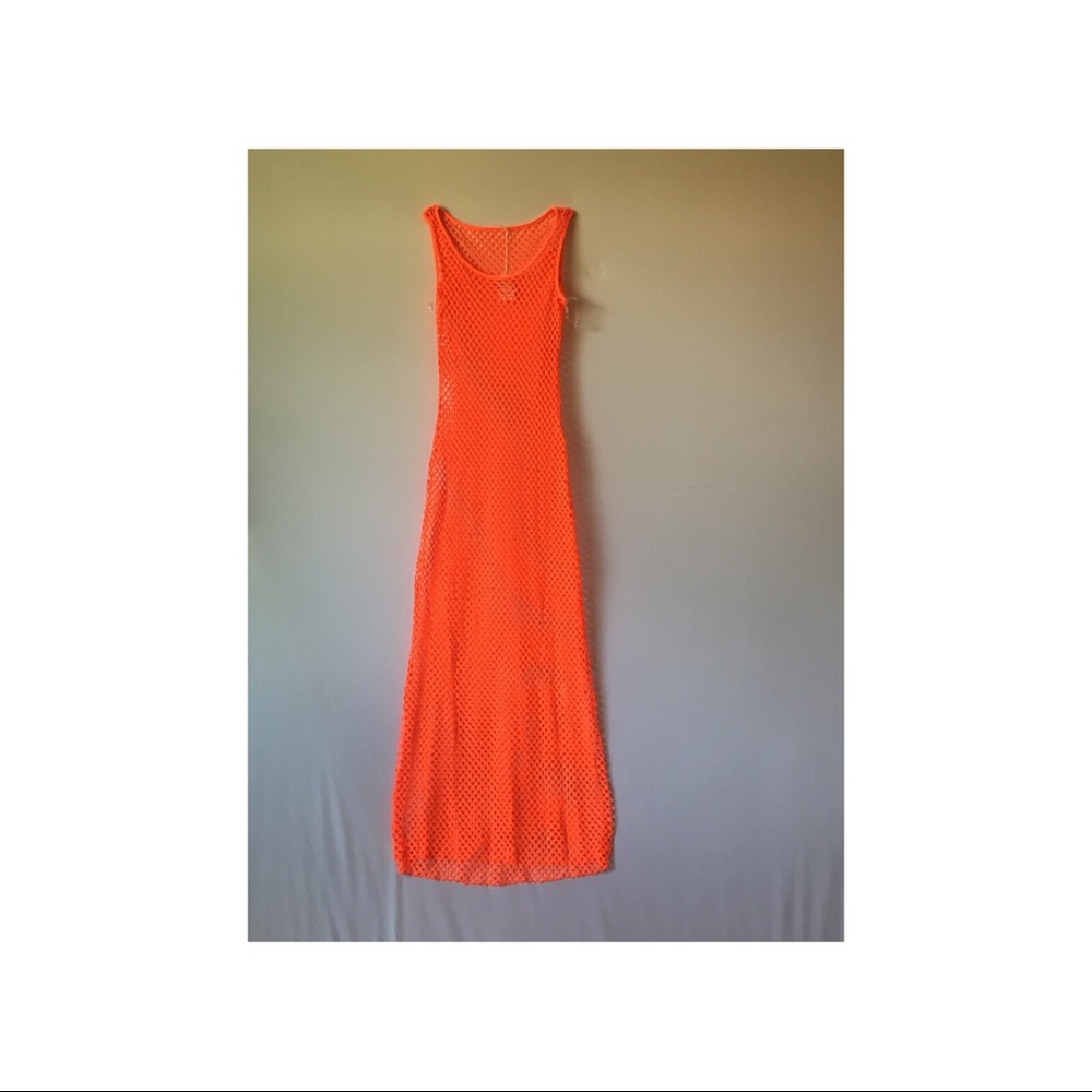 Fishnet knit coverup dress (make offer) like Zara